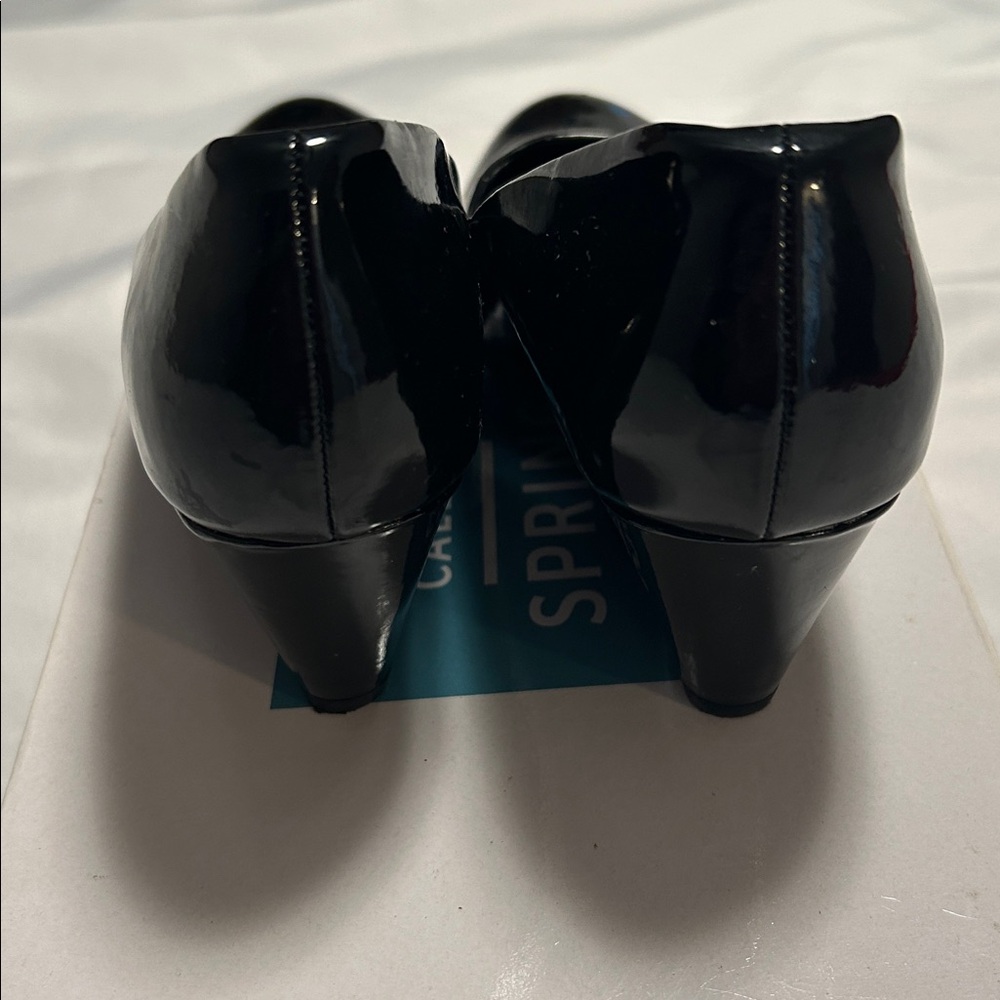 Call it spring patent black wedge heels - Picture 12 of 12
